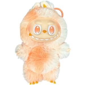 Pop‎ Mart Labubu The Monsters Exciting Macaron Plush Pendant Peach Orange 7in